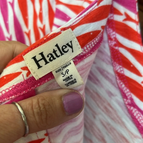 Hatley Fish Zip A Line Dress Women’s PS Large Pink Red Short Sleeve - Picture 9 of 14